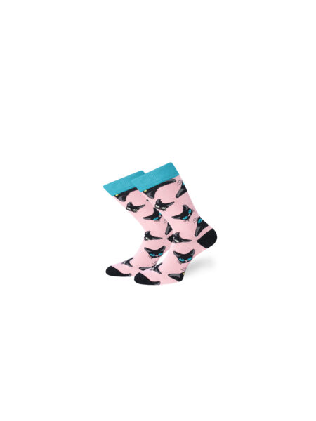 Κάλτσες Ψηλές Unisex Jacquard LEON HENRY Ροζ