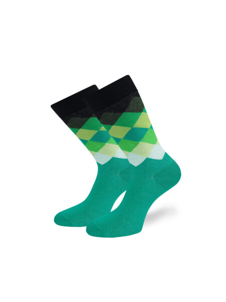 Καρό Κάλτσες - Πράσινες