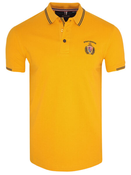 Ανδρικό Μπλουζάκι Κίτρινο Κοντό Μανίκι