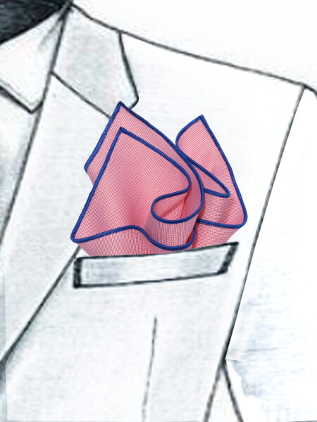 Ανδρικά Μαντήλια Τετράγωνα Ροζ