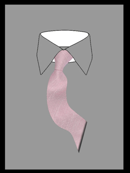 Ανδρική Γραβάτα Ρουζ