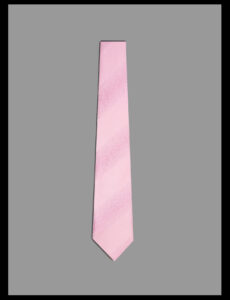 Ανδρική Γραβάτα Ροζ Μονόχρωμη