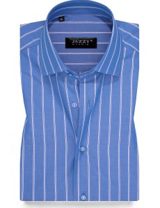 Ανδρικό Πουκάμισο Σιέλ Ριγέ