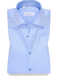 Twill Ανδρικά Πουκάμισα Σιέλ Non Iron